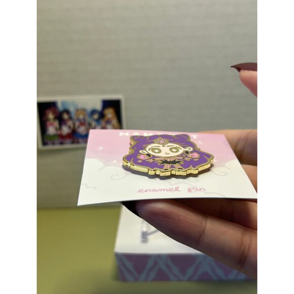 Mamobot Sailor Moon Anime Pin Senshi Dolls Black Moon Clan Koan Spectre Sisters - Picture 10 of 11